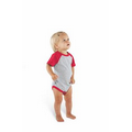 Rabbit Skins Infant Vintage Fine Jersey Baseball Bodysuit